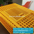 best selling Plastic live chicken transport cage for the slaughter farm